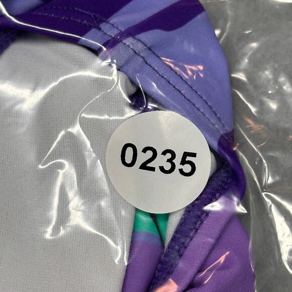 Kanu Surf Swimsuit Girls 2T Rylie Purple Teal Floral Daisy Beach Sport One Piece - Picture 9 of 9